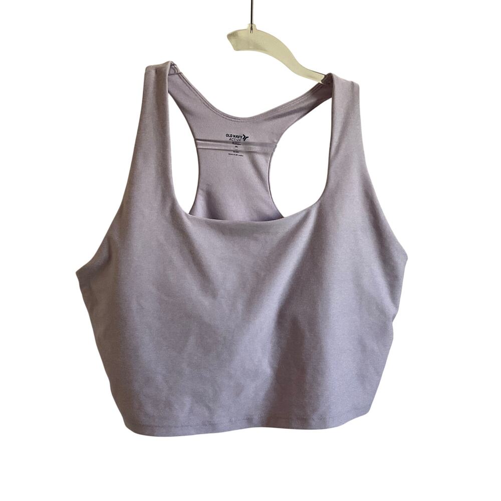 Old Navy Active Cloud+ Light Support 2 in 1 Padded Cropped Tank - Size XL NEW